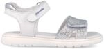 Garval&iacute;n 262420, M&auml;dchensandalen, Wei&szlig; und Silber, Gr&ouml;&szlig;e 22