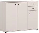 Forte TEMPRA 2 Kommode 100 110, Moderne Kommode 3-t&uuml;rig, 2 Schubladen,...