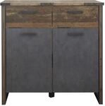 trendteam smart living - Prime - Kommode - Alteiche/Matera - Wohnzimmerschrank mit 4