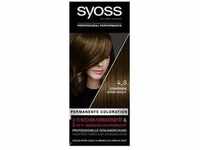 Syoss Color Coloration 4_8 Schokobraun Stufe 3 (3 x 115 ml), permanente Haarfarbe