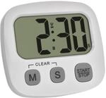 TFA Dostmann Digitaler Kurzzeitmesser zum Kochen/Lernen/Sport, 38.2057.02, Inklusive
