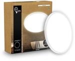 B.K.Licht - LED Deckenlampe mit indirektem Licht, Flach, Neutralwei&szlig;es Licht,...