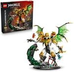 LEGO NINJAGO Duell mit dem Ultradrachen - Spielzeug mit 4-k&ouml;pfiger Actionfigur,