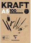 Clairefontaine 96544C Kraftpapier Block (geleimt, ideal f&uuml;r Trockentechniken, 100