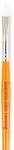 Snazaroo 1192040 Schmink-/Flachpinsel, mittel, zum auftragen von Kinderschminke, gelb