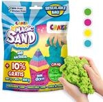 CRAZE MAGIC SAND | Knetsand Refill-Pack, 250g Nachf&uuml;llpack bunter magischer Sand,