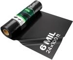 VEVOR PE Baufolie 7,31 x 30,48 m, 0,15 mm dicke Abdeckfolie,...