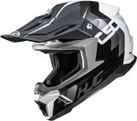 HJC, Motocross Helm C50 PRIMAL Grey White Black MC5, M