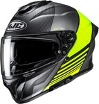 HJC, Integraler Motorradhelm C71 MORIX Grey Yellow MC3HSF, XS