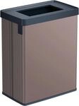 Curver Verto Recycle 54L M&uuml;lleimer f&uuml;r K&uuml;che, zwei F&auml;cher, einfache Sortierung,
