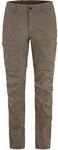 Fj&auml;llr&auml;ven Damen Abisko Hybrid Trail Zip-Off Hose, Suede Brown, 32/S