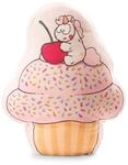 NICI Pl&uuml;schfigur Cupcake & Einhorn XL 46x60x20cm - Weiss - Flauschige Pl&uuml;schfigur