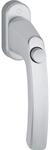 Hoppe 11780137 Fenstergriff LI&Egrave;GE-mit Druckknopf, VK 7 x 40, Silber eloxiert,