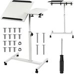 Maclean Mobiler Laptop-Tisch | H&ouml;henverstellbar 59&ndash;89 cm | Neigbare...