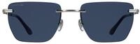 Lacoste L282S Matte gunmetal/blue 55/19/150 Herren Sonnenbrillen