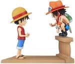 Banpresto Actionfigur Monkey D. Luffy & Portgas D. Ace One Piece - World Collectable