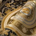 A.S. Cr&eacute;ation VERSACE WALLPAPER Blumen Tapete Floral 387055 Gold Schwarz Silber