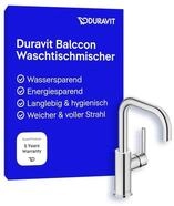 Duravit Balcoon Waschtischarmatur, energiesparende Waschbecken Armatur...