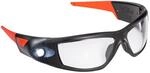 Coast SPG500 Wiederaufladbare LED-Sicherheitsbrille mit Beleuchtung, Bulls-Eye