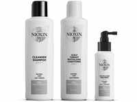 NIOXIN System 1 Starter-Set – Shampoo, Haarspülung und Kopfhaut Serum für