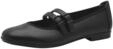 Jana Damen Ballerinas mit Riemen Vegan