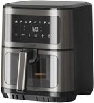 Black+Decker &ndash; Hei&szlig;luftfritteuse ohne &Ouml;l BXAF2501E | 1600 W | 6,5 L | 8 Programme