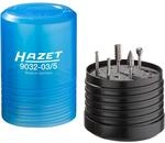 Hazet Hartmetall-Fr&auml;sstift-Satz (3 mm Schaft, 5 verschiedene Fr&auml;ser in Zylinder-,