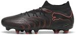 PUMA Unisex Future 9 Match FG/AG Fu&szlig;ballschuh, Schwarz-leuchtendes Rot, Starkes