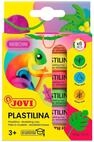 Jovi Plastilin, leicht formbare Modelliermasse f&uuml;r Kinder ab 2 Jahren, 6 Neon-Farben