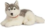 Living Nature Soft Toy - Gro&szlig;es Stofftier Husky , grau und wei&szlig; (60cm)