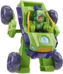 Marvel Iron Man and his Awesome Friends Iron Hulk 2-In-1 Mech-Anzug & Fahrzeug,