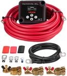 VEVOR Doppelbatterie Trennrelais Kit, 12 V, 140 A, VSR-spannungsempfindliches Relais