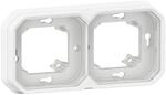 LEGRAND, Plexo New Feuchtraum-Unterputz-Tragrahmen, 2-fach, horizontal und...