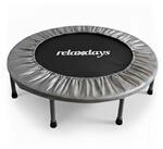 Relaxdays Indoor Trampolin, &Oslash; 95 cm, faltbares Minitrampolin bis 100 kg, Sport...