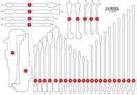 KS Tools 811.0049-97 Leere Schaumstoffeinlage zu 811.0049