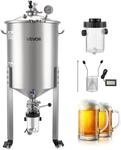 VEVOR konischer G&auml;rbeh&auml;lter Edelstahl 60 L G&auml;rtank f&uuml;r Heimbrauen, G&auml;rkessel mit