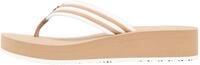 Tommy Hilfiger Damen Flip Flops Stripe Summer mit Gurtband-Riemen, Beige (Safari