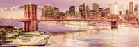 Komar Vlies Fototapete - Brooklyn Nights - Gr&ouml;&szlig;e 368 x 124 cm, 4 Teile...