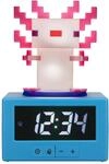 Paladone Minecraft Axolotl Digitaler Wecker mit Nachtlichtfunktion, offiziell