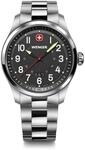 WENGER Herren Armbanduhr Terragraph, &Oslash; 43 mm, Swiss Made, Analog Quarz,...
