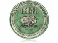 REUZEL Pomade Green Grease Medium Hold, 1er Pack (1 x 113 g), Pfefferminze