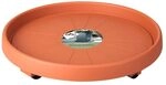 Elho Universal Planttaxi, Tonrot, ⌀ 34,5 x H 5,1 cm, Terra