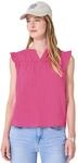 Street One Studio Blusenshirt mit Split Neck und Tape-Details Simply pink 34