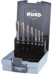 Ruko 245057RO Maschinengewindebohrer Satz HSS DIN 371/376, 7-teilig