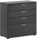 M&ouml;belpartner B&uuml;roschrank Denver, 701498, Anthrazit, ca. 80,2 x 41 x 84,2 cm