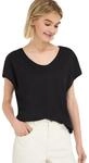 Street One Studio Dropped Shoulder Shirt aus Jersey Black 34
