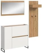 xonox.home &ndash; 3 teilige Garderobenkombination Drive 175x192x32 cm in Wei&szlig; und