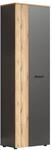 trendteam smart living Esteban Garderobenschrank Anthrazit-Eiche Kleiderschrank...