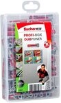 fischer Profi-Box DuoPower, D&uuml;belbox mit 132 D&uuml;beln (60 Stk. 6 x 30, 60 Stk. 8 x