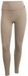 adidas Women's Optime Workout 7/8 Leggings, chalky brown, L